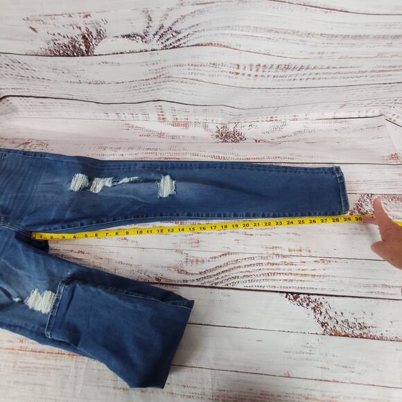 Abercrombie & Fitch Simone High Rise Super Skinny Jeans Distressed Cabincore 8 - Picture 13 of 13